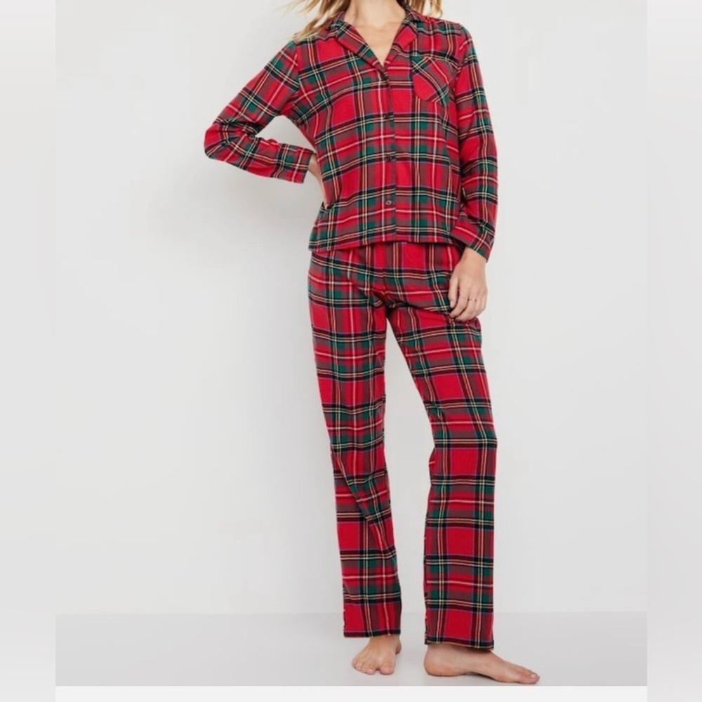 Wondershop Festive Plaid Sleepwear Set - NEW - Medium